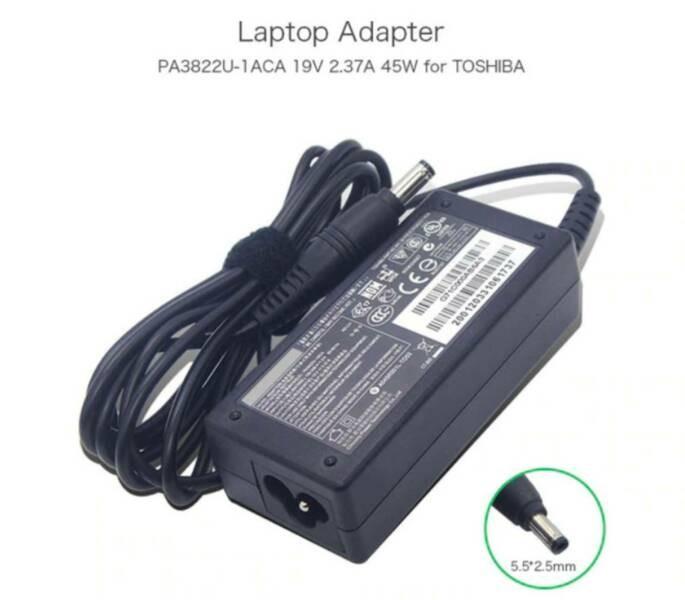Adaptor Toshiba 19V - 2.37A