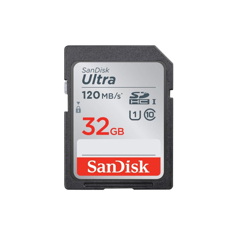 SD Card 32GB Sandisk CL10 120Mbps