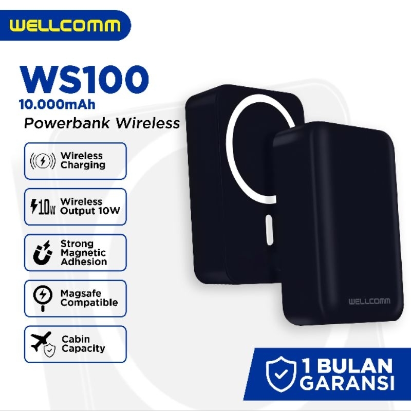 Power Bank 10000mAh Wellcomm WS100