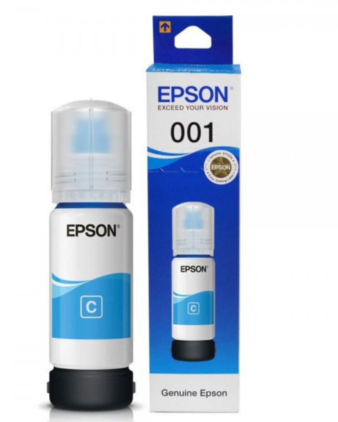 Tinta Epson Ori 001 Cyan