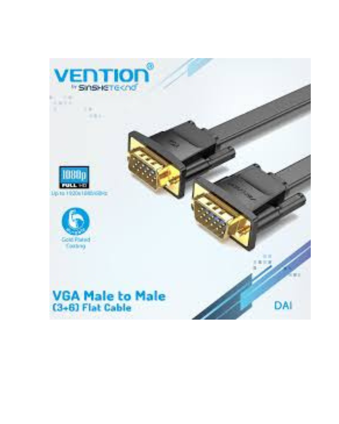 Kabel VGA 5M Vention Gold(3+6)