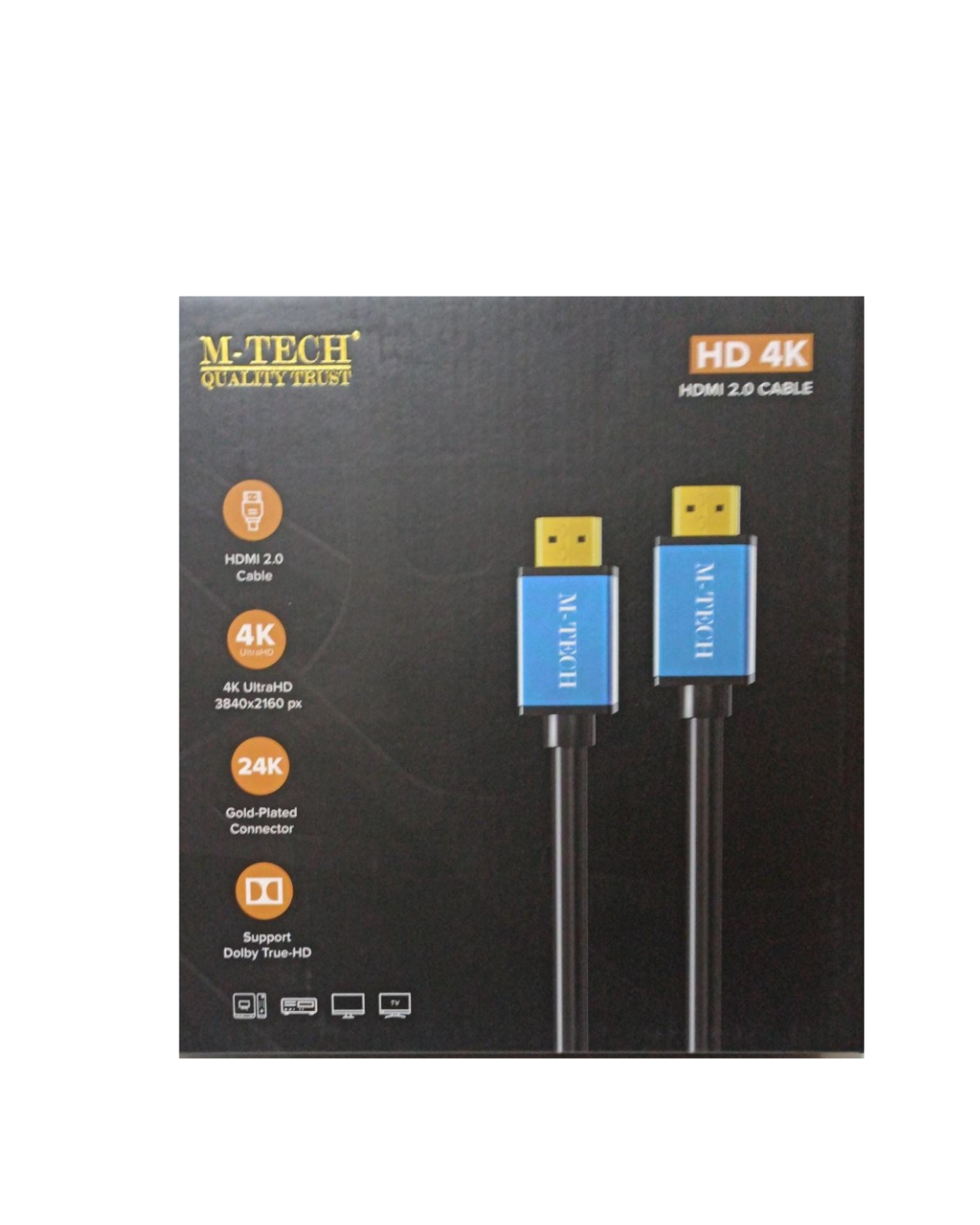Kabel HDMI 20M 2.0 4K M-Tech