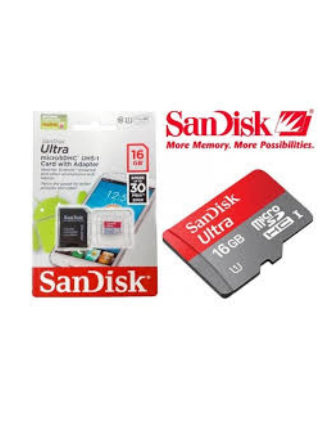 Micro SD 16GB Sandisk CL10 98Mbps