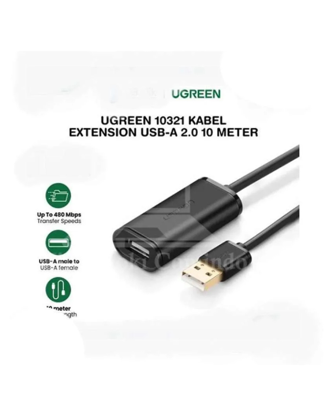 Kabel Extensi USB 10M Ugreen 10321