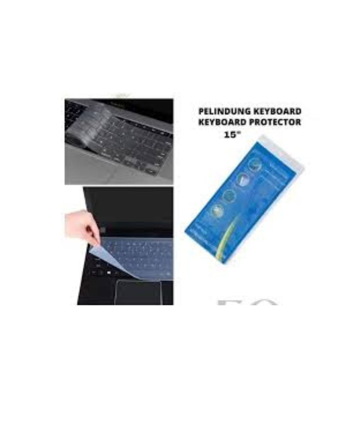 Keyboard Protektor Silikon 15"